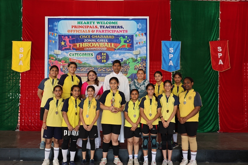 CISCE GHAZIABAD GIRLS UNDER 17 THROWBALL CHAMPIONSHIP {1ST RUNNER UP}