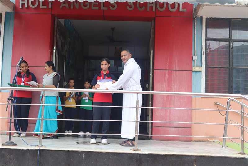 DRAWING & COLOURING COMPETITION AWARDS {CLASS 6 -10}